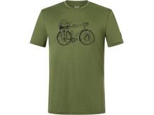 super.natural Wander Wheel Tee Herren, chive/jet black