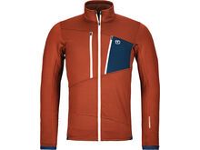 Ortovox Merino Fleece Grid Jacket M, clay orange