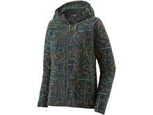 Patagonia Women's Houdini Jacket Lose Yourself Outline, nouveau green