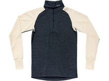 Devold Expedition Merino Silk Zip Man, ink/offwhite