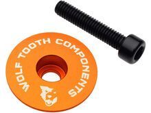 Wolf Tooth Ultralight Stem Cap and Bolt, orange