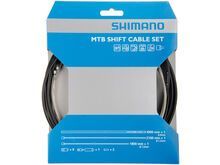 Shimano Schaltzug-Set MTB Edelstahl - 1x 1.800/1x 2.100 mm, schwarz