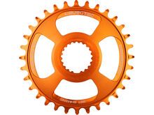 Burgtec Shimano Direct Mount Thick Thin Chainring, iron bro orange