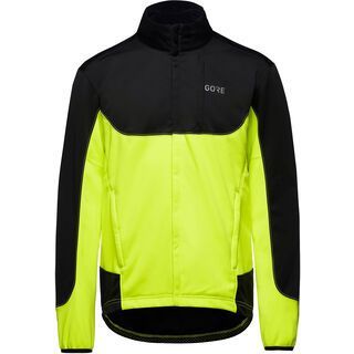 Gore Wear C5 Windstopper Thermo Trail Jacke black/neon yellow