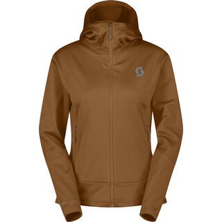 Scott Defined Mid Zip Women's Hoody bread brown