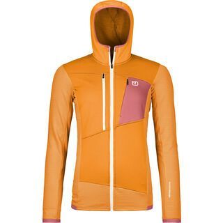 Ortovox Merino Fleece Grid Hoody W autumn leaves