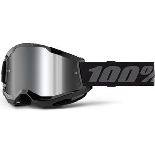 100% Strata 2 Goggle - Silver Mirror black