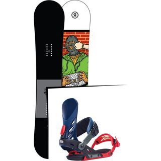 Set: Ride Crook 2017 + Ride EX, multi - Snowboardset
