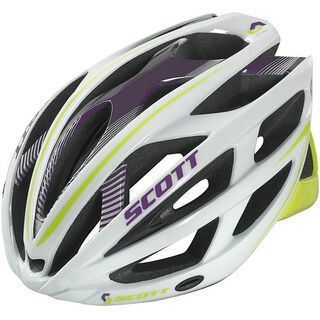 Scott Wit-R Contessa, white matt/green - Fahrradhelm