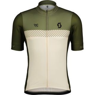 Scott RC Team Short-Sleeve Men's Jersey hay green/cotton white