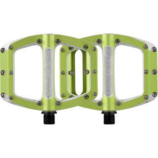 Spank Spoon Pedals, emerald green
