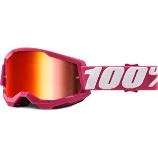 100% Strata 2 Goggle - Mirror Red fletcher