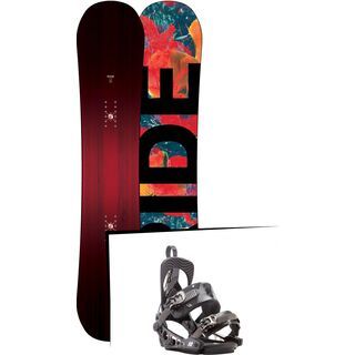 Set: Ride Saturday 2017 + K2 Cinch Tryst 2017, black - Snowboardset