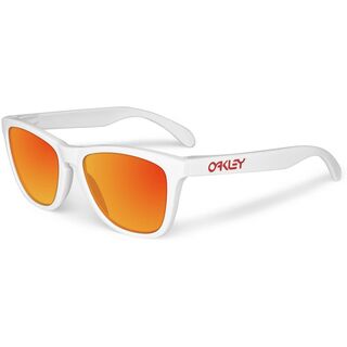 Oakley Frogskins, Polished White/Ruby Iridium - Sonnenbrille