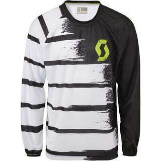 Scott FS l/sl Shirt, black/white - Radtrikot