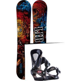 Set: Lib Tech From Hell Skate Banana 2017 + Ride KX (1178188S)