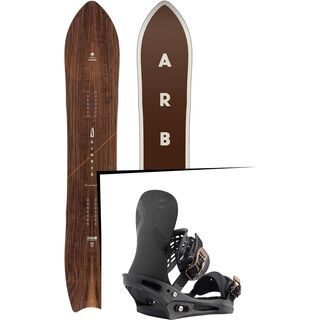 Set: Arbor Clovis 2017 + Burton X-Base 2017, black mag - Snowboardset