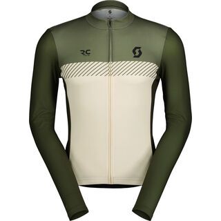 Scott RC Team Long-Sleeve Men's Jersey hay green/cotton white