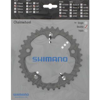 Shimano Kettenblätter Road FC-CX50 - 2x10 silber