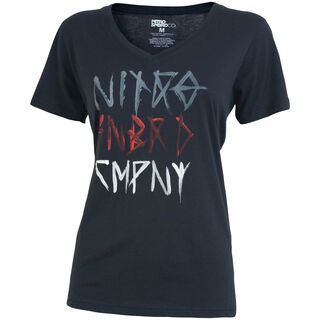 Nitro Reunion Womens S/S, Black - T-Shirt