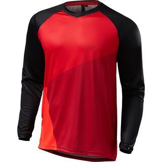 Specialized Demo Pro Long Sleeve Jersey, red/black - Radtrikot