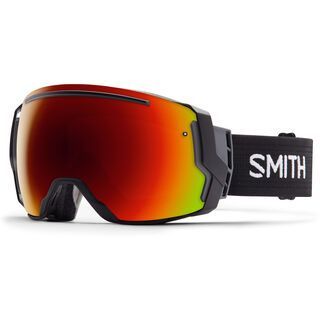 Smith I/O 7 inkl. Wechselscheibe, black/Lens: red sol-x mirror - Skibrille