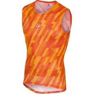 Castelli Pro Mesh Sleeveless, orange - Unterhemd