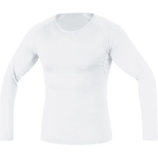 Gore Bike Wear Base Layer Shirt Lang, white - Funktionsshirt