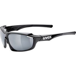 uvex sportstyle 710, black mat/Lens: mirror silver - Sportbrille
