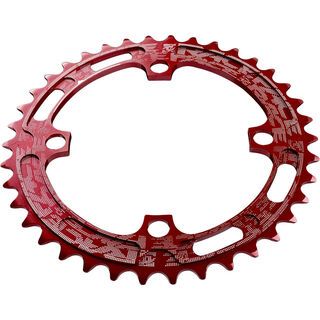 Race Face Chainring Single, red - Kettenblätter