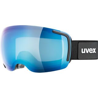 uvex big 40 FM, black-blue mat/Lens: mirror blue - Skibrille
