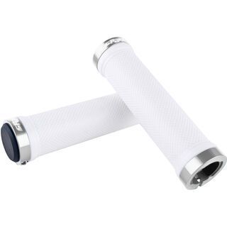 Spank Spoon Grips, white/chrome - Griffe