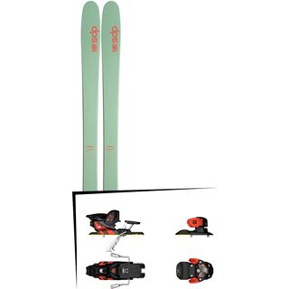 DPS Skis Set: Cassiar 95 Hybrid T2 2016 + Salomon Warden MNC 13