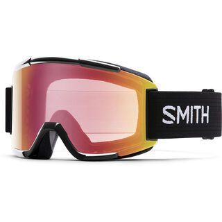 Smith Squad + Spare Lens, black/red sensor mirror - Skibrille