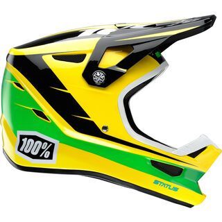 100% Status DH/BMX Helmet, d-day yellow - Fahrradhelm