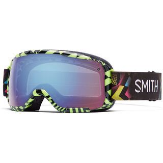Smith Grom, neon blacklight/blue sensor mirror - Skibrille