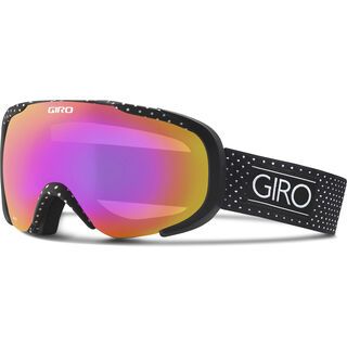 Giro Field, black mini dots/amber pink - Skibrille