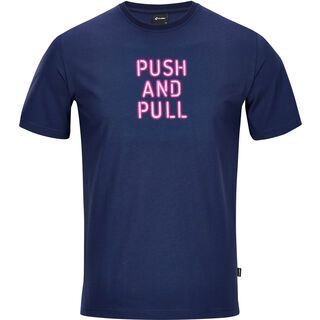Cube Organic T-Shirt Push & Pull blue