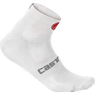 Castelli Quattro 3 Sock, white - Radsocken
