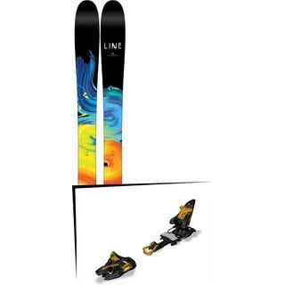 Set: Line Pandora 110 2017 + Marker Kingpin 13 100-125 mm, black/gold - Skiset