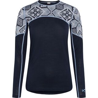 Kari Traa Eloise Long Sleeve Baselayer dark navy blue