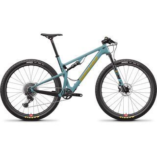 Santa Cruz Blur CC X01 Reserve 2020, aqua/yellow - Mountainbike