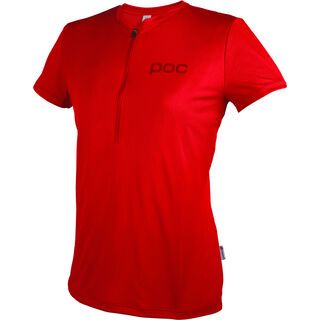 POC Trail Light Zip WO Tee, pewter red - Radtrikot