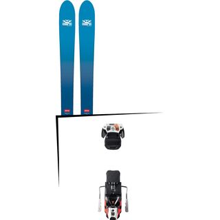 Set: DPS Skis Wailer F106 Foundation 2018 + Atomic Warden MNC 13 white/black/orange