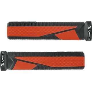 Syncros Pro Lock-On Grips, black/neon red - Griffe