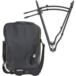 Ortlieb Single-Bag + Rack1 QL3.1, schwarz - Fahrradtasche