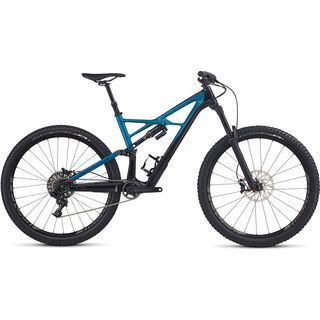 *** 2. Wahl *** Specialized Enduro FSR Elite Carbon 29/6Fattie 2017, L // 46,8 cm, black/marine blue/red - Mountainbike |