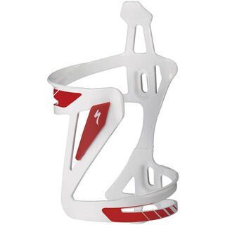 Specialized Zee Cage Alloy, White/Red - Flaschenhalter