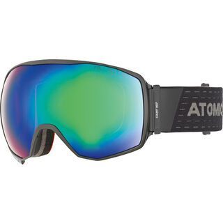 Atomic Count 360° HD, black/Lens: green stereo hd - Skibrille