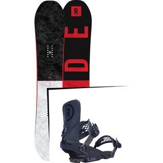 Set: Ride Machete GT 2017 + Ride LTD 2017, black - Snowboardset